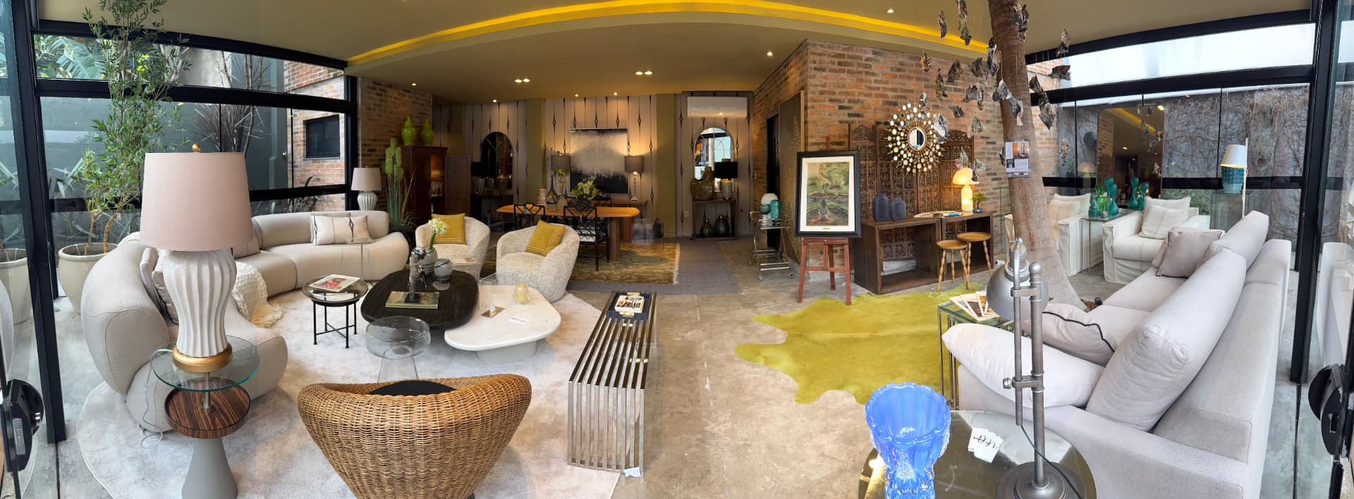 Living Jardim de Vidro